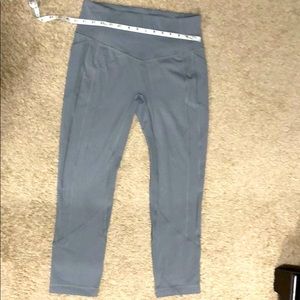Gray Size 8 Lululemon leggings. Pockets